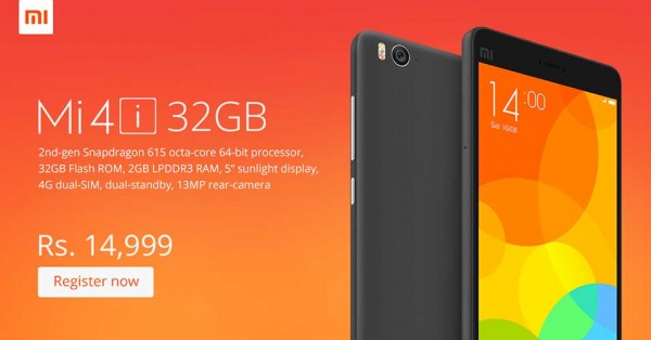 Xiaomi Mi 4i in versione da 32 GB